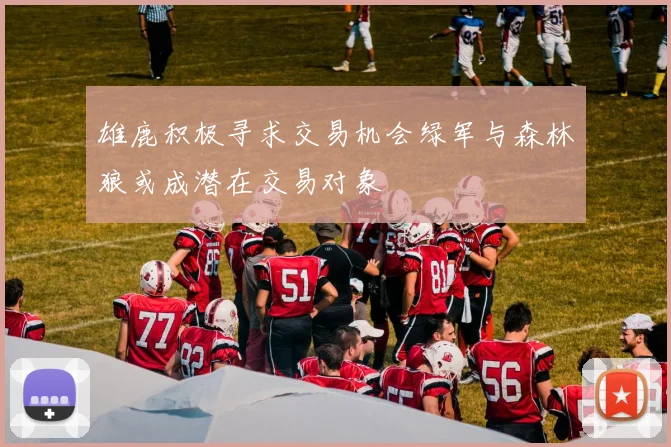 雄鹿积极寻求交易机会绿军与森林狼或成潜在交易对象